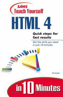 Sams' Teach Yourself HTML 4.0 in 10 Minutes