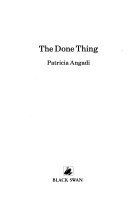 The Done Thing