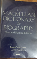The Macmillan Dictionary Of Biography