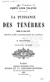 La Puissance des ténèbres