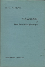 Vocabulaire et Texte de la lecture phonetique - Cours d' anglais