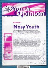Youth Opinion is. 10 : Nosy Youth