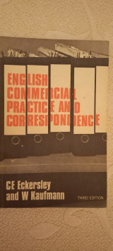 English Commercial Practice and Correspondance