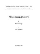 Mycenaean Pottery: Chronology