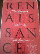 Developments in the early Renaissance