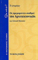 Οι ημερομηνίες σταθμοί της αρχιτεκτονικής