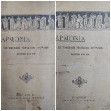 Αρμονία : επιστημονικό περιοδικό σύγγραμμα Τόμος B' τευχ. 1-12 (1901) + Τόμος Γ' τευχ. 1-12 (1902)