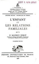 L'enfant et les relations familiales