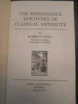 The Renaissance discovery of classical antiquity