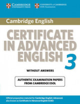 Cambridge Certificate in Advanced English 3 for Updated Exam Student's Book without answers