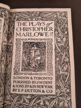 The plays of Christopher Marlowe