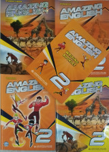 Amazing English 2 (full pack 5 books): Student's, Companion, Workbook, Grammar + Writing booklet)