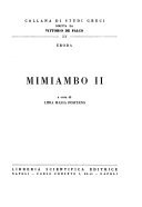 Mimiambo II.