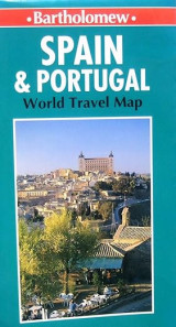 Spain & Portugal World Travel Map
