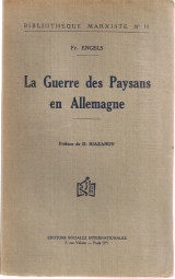 La Guerre des paysans en Allemagne. Préface de D. Riazanov