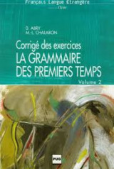 La grammaire des premiers temps