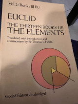 Euclid The thirteen books of the elements Vol2 (Books III-IX)
