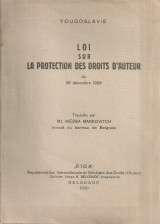 Loi sur la protection des droits d'auteur du 26 Decembre 1929