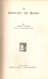 A history of Rome