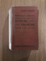 Morceaux choisis des auteurs francais. Premier cycle