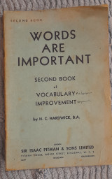 Words are important second book