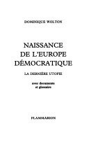 Naissance de l'Europe démocratique