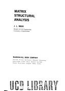 Matrix Structural Analysis