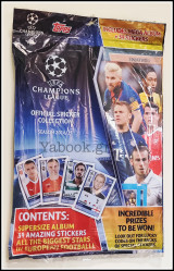 Champions League Official Sticker Collection 2016-2017 (Mega Album+39 stickers)