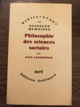 Philosophie des sciences sociales