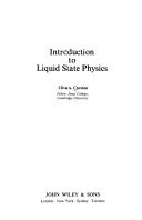 Introduction to Liquid State Physics