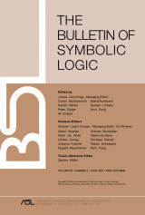 The Bulletin of Symbolic Logic, Volume 30, Number 2, June 2024