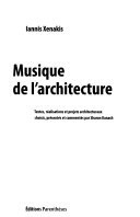 Musique de l'architecture
