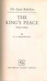 The King's peace 1637-1641