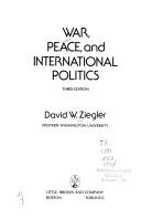 War, Peace, and International Politics