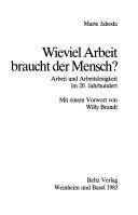 Wieviel Arbeit braucht der Mensch?