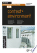 Basics Interior Architecture 02: Context & Environment