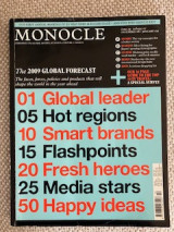 Monocle, issue 19, volume 02 December 08 - January 09