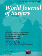 World Journal of Surgery, Volume 31, issue 9, September 2007