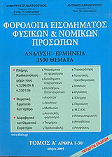 Φορολογία εισοδήματος φυσικών και νομικών προσώπων