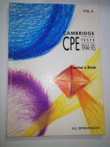 Cambridge Cpe tests 1994-1995 Vol. 6 Teacher's Book