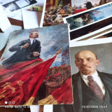 Ленин - Φάκελος της Σοβιετικής Ένωσης με 16 πίνακες ζωγραφικής (20χ15 εκ.) με κεντρικό πρόσωπο τον Βλαδίμηρο ίλιτς Λένιν