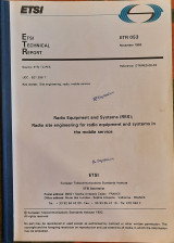 Etsi technical report 053 - Radio site engineering
