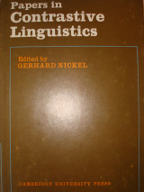 Papers in Contrastive Linguistics