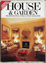 Περιοδικο House & Garden incorporating wine & food magazine April 1987
