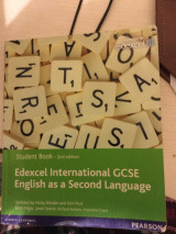 Edexcel I nternational GCSE English as a Second Language