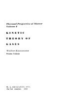 Thermal Properties of Matter: Kinetic theory of gases