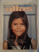 Magazine Atlas Air France Janvier 1986 - La Réunion, Ski en France, Inde, Salzbourg