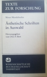 Ästhetische Schriften in Auswahl