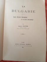 La Bulgarie - etude d'histoire diplomatique et de droit international