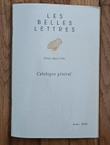Les belles lettres. Catalogue general